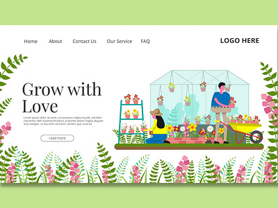 FREE Gardening - Landing Page