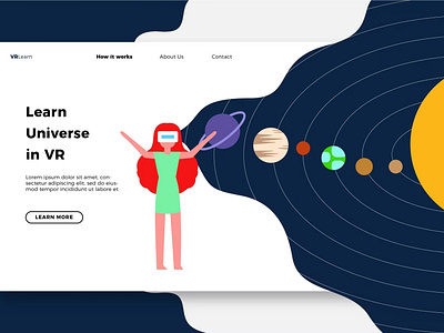 Virtual Reality - Banner & Landing Page