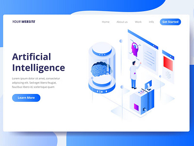 Artificial Intelligence - Landing Page