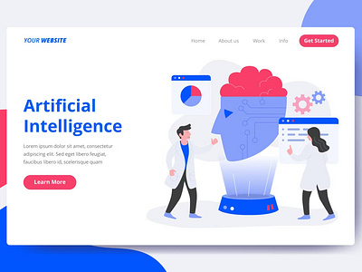 Artificial Intelligence - Landing Page