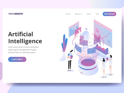 Artificial Intelligence - Landing Page