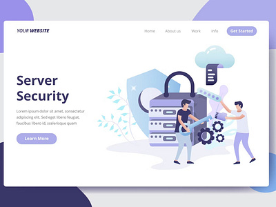 Server Security - Landing Page