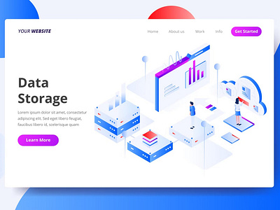 Data Storage - Landing Page