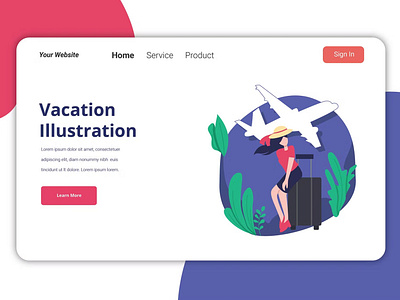 Vacation - Landing Page