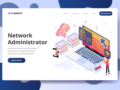 Network Administrator - Landing Page