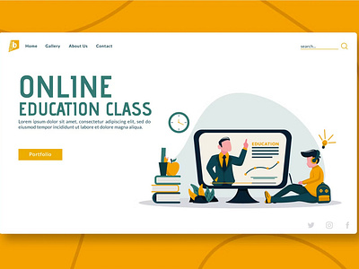 Online Education Class - Landing Page GR