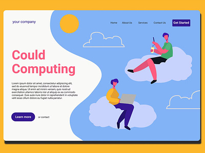 Cloud Computing - Landing Page