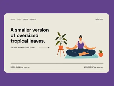 Meditation Landing Page app branding cloud computing design graphic design illustration landing landing page learning isometric meditation online learning page template template ui ui design ux ux design video chat web header website