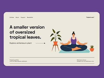 Meditation Landing Page