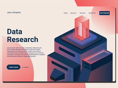 Data Server - Landing Page