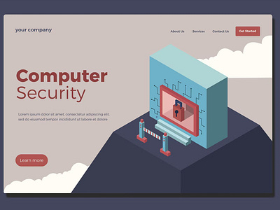 Computer Security - Landing Page