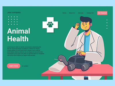 Veterinary - Landing Page