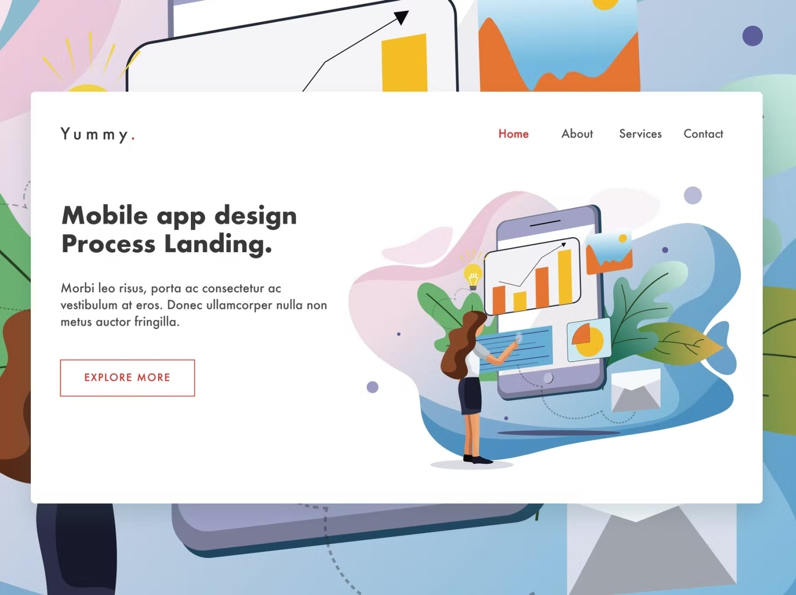 Mobile app process by Data Designs on Dribbble