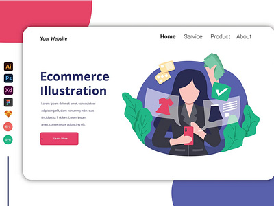 Online Shoping - Landing Page