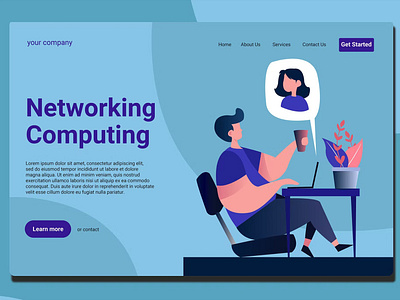 Teleconference - Landing Page