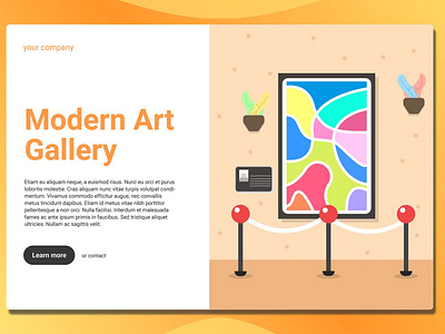 Art Gallery - Landing Page