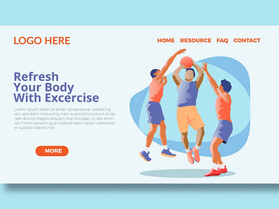 Basketball - Landing Page