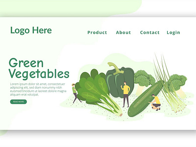 Healthy Vegans - Landing Page app application branding design entrance graphic design healthy healthy vegans illustration landing landing page motion graphics technology ui ui design ux ux design vegans walkthrough website