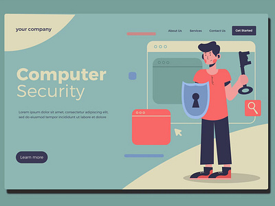 Security - Landing Page