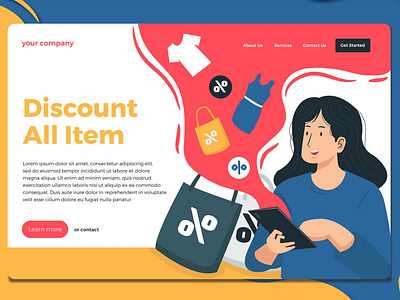 On Sale - Landing Page