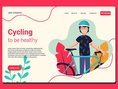 Bike To Work - Landing Page