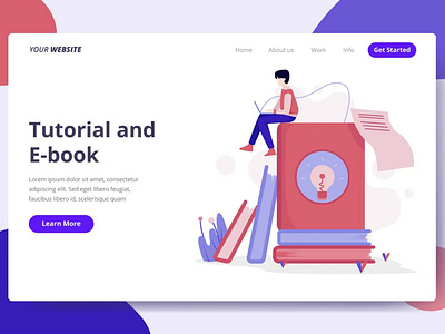 FREE Tutorial and E-book - Landing Page