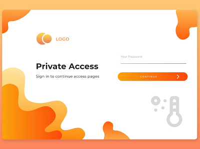 Free Login Page Screen app applications branding customizable design form illustration install login page modal pop up page screen privat access subscription surotype ui ui design ux ux design web website