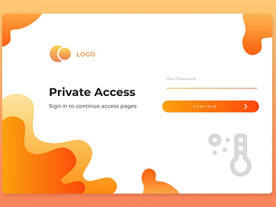 Free Login Page Screen