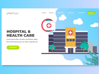 Hospital & Health Care - Landing Page