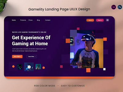 Gamelity Landing Page app branding business design game gamelity gamelity landing graphic design header illustration landing landing page minimal motion graphics site ui design ux ux design web development website