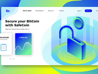 FREE SafeCoin - Banner & Landing Page