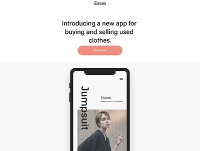 Essex - Website Template - Squarespace animation art blog commerce concept design interaction online store photography product design squarespace template theme typography ui uiux ux web design web development website