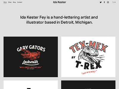 Kester - Website Template - Squarespace