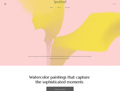 Spotted - Website Template - Squarespace android app blog concept design e commerce interaction ios squarespace template theme ui ui design uiux ux ux design web web design web development website
