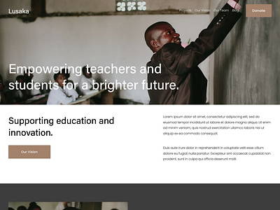 Lusaka - Website Template - Squarespace