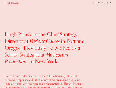 Pulaski - Website Template - Squarespace app art blog concept design graphic design online store photography squarespace template theme ui ui design uiux ux ux design web web design web development website