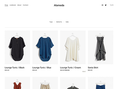 Almeda - Website Template - Squarespace app blog concept design online store photography portfolio portfolio template squarespace template templates theme themes ui ui design ux ux design web design web development website