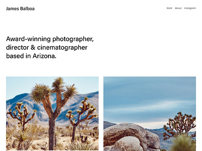 Balboa - Squarespace Website Template