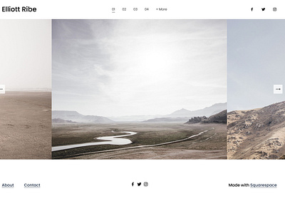 Elliot - Squarespace Website Template design free freebie landing landing page page portfolio squarespace template ui ui design ux ux design web web design web development web template website website design website template