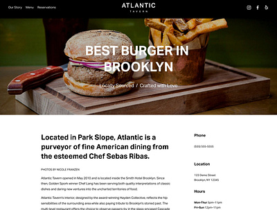 Atlantic - Website Template - Squarespace app art blog concept design graphic design online store photography squarespace squarespace design squarespace template template theme ui ui design ux ux design web design web development website