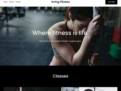 Irving - Website Template - Squarespace