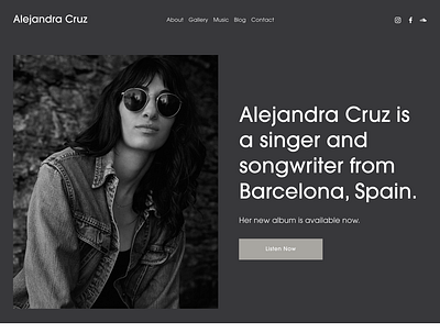 Cruz - Website Template - Squarespace app art blog concept design graphic design online store photography squarespace squarespace design template theme ui ui design uiux ux ux design web design web development website