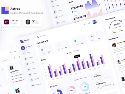 Astraq - Elegant Minimalist Admin Dashboard