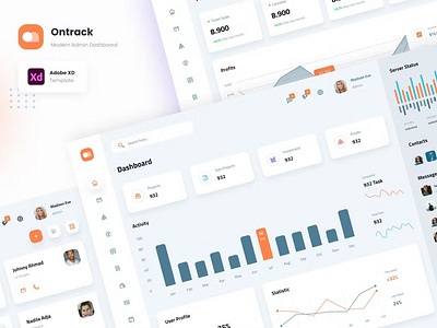 Ontrack - Clean Modern Admin Dashboard Template