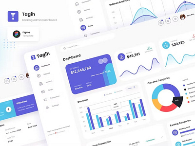 Tagih - Simple Neat Banking Admin Dashboard