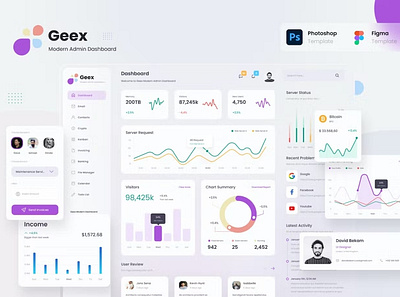 Geex Admin Dashboard Graphs admin analytics app dashboard dashboard design data design graphs graphs design graphs designs interface landing minimal saas ui ui design user ux ux design website