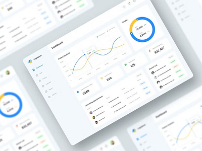 Medical Dashboard UI Graphs