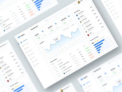 Admin Dashboard UI KIT Graphs