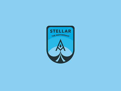 Stellar Koala : Mothership badge brand branding creative design icon logo space