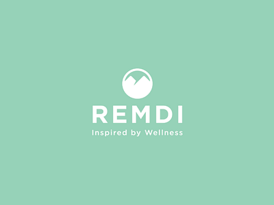 Remdi CBD brand branding cbd creative logo minimalist natural outdoors simple